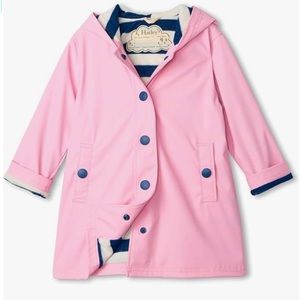 New Without Tags Hatley Classic Girls Rain Jacket Size 8